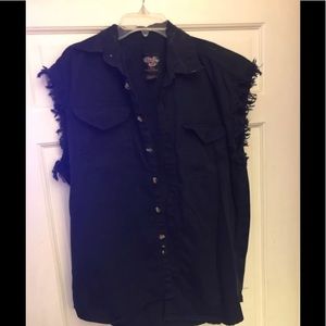 Harley Davidson patch vest